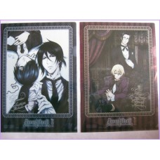 Kuroshitsuji CLEAR FILE cartelletta 2 SET Original Japan Gadget manga